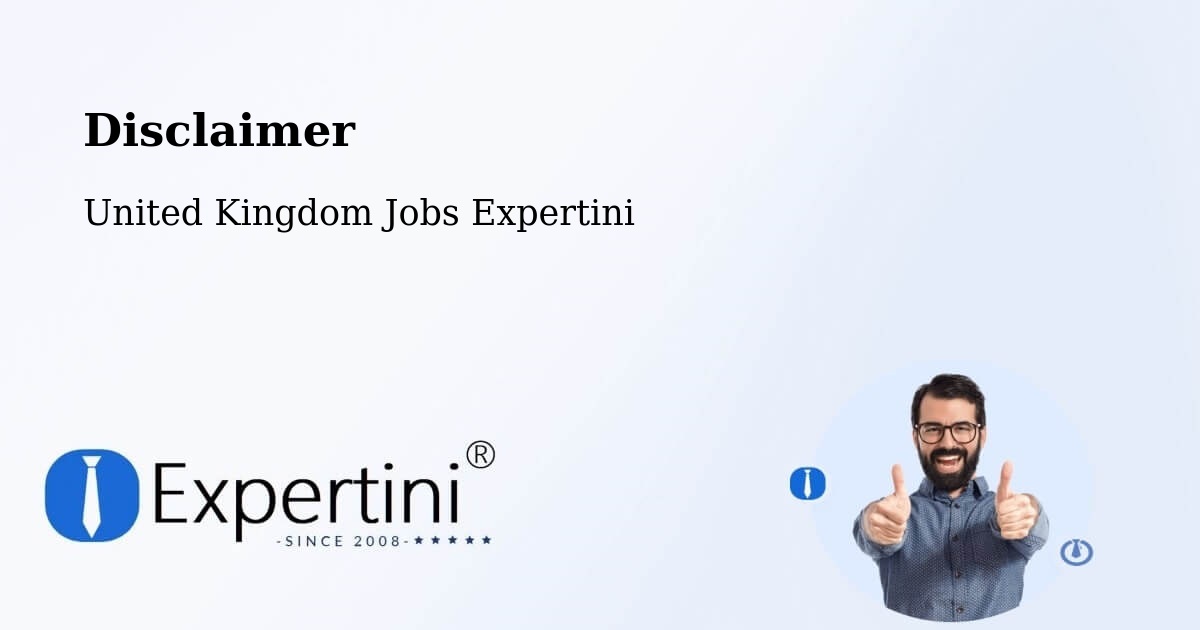 Disclaimer – Rothley - United Kingdom Jobs Expertini